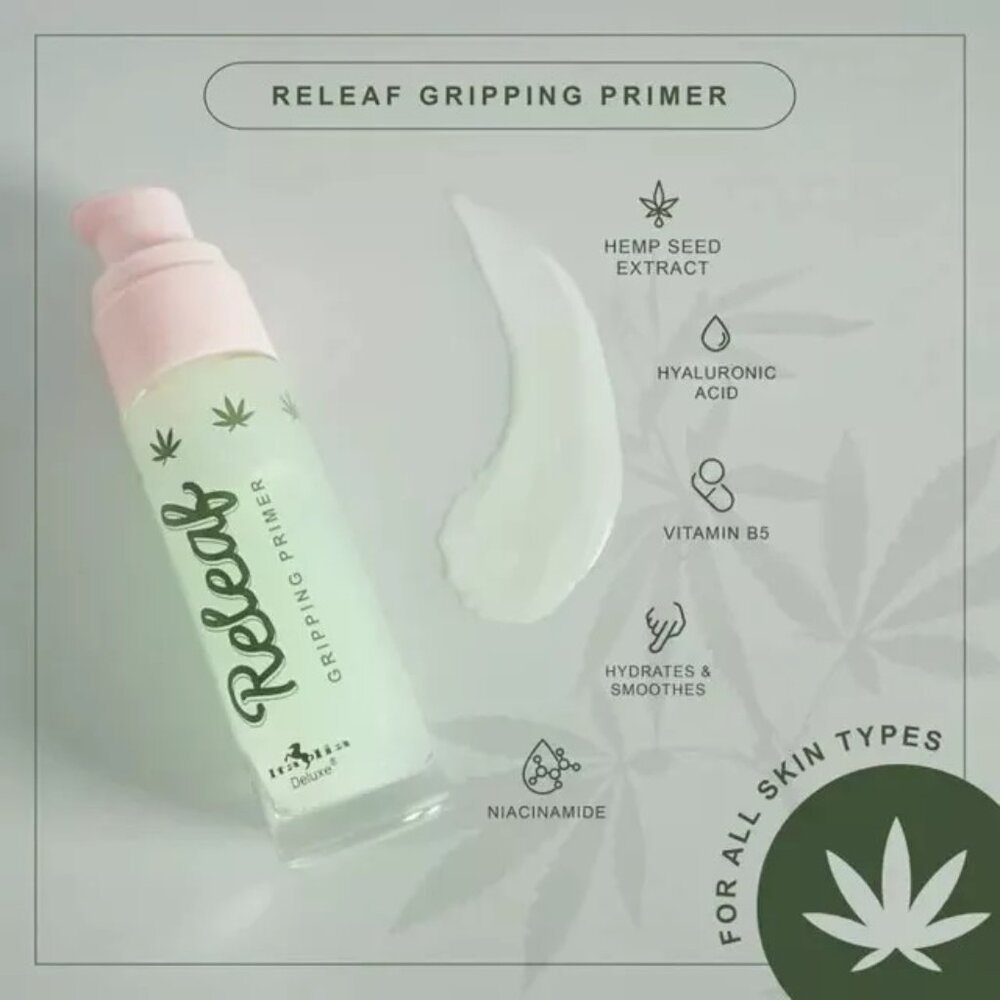 Italia Deluxe Releaf Gripping Primer w/Vitamins - Replenish & Moisturize